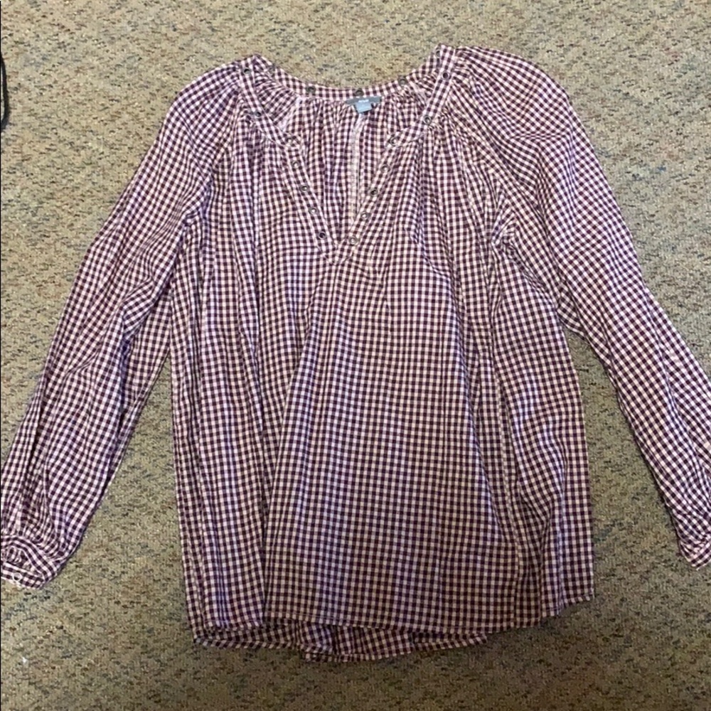 Plaid long sleeve